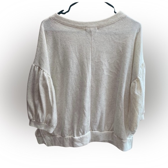 NWT Cherish Balloon Sleeve Sweatshirt M - Picture 2 of 4